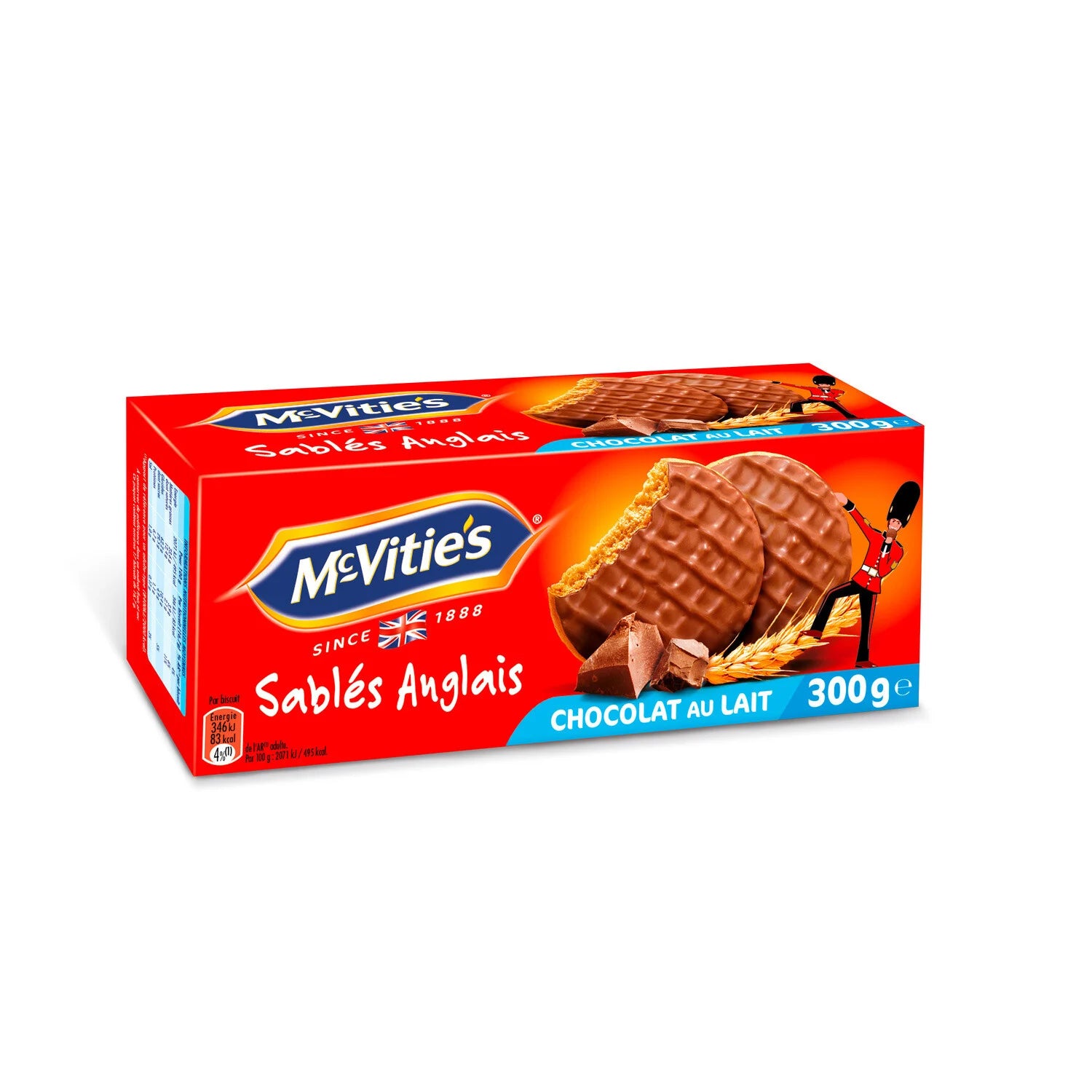Sablé chocolat lait 190g Biscuits sablés chocolat au lait MC VITIE'S – épicerie les 3 gourmets