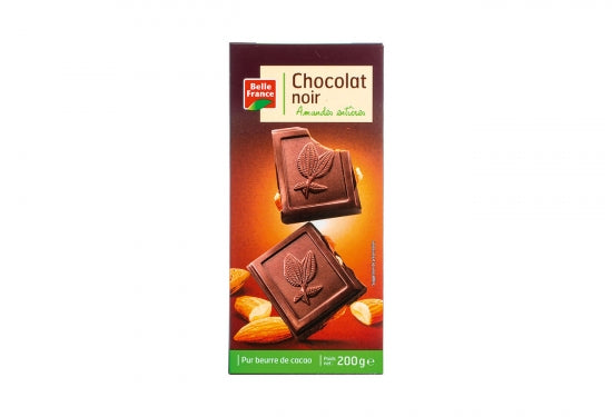 Belle France Chocolat noir amandes entières
Belle france 200g
