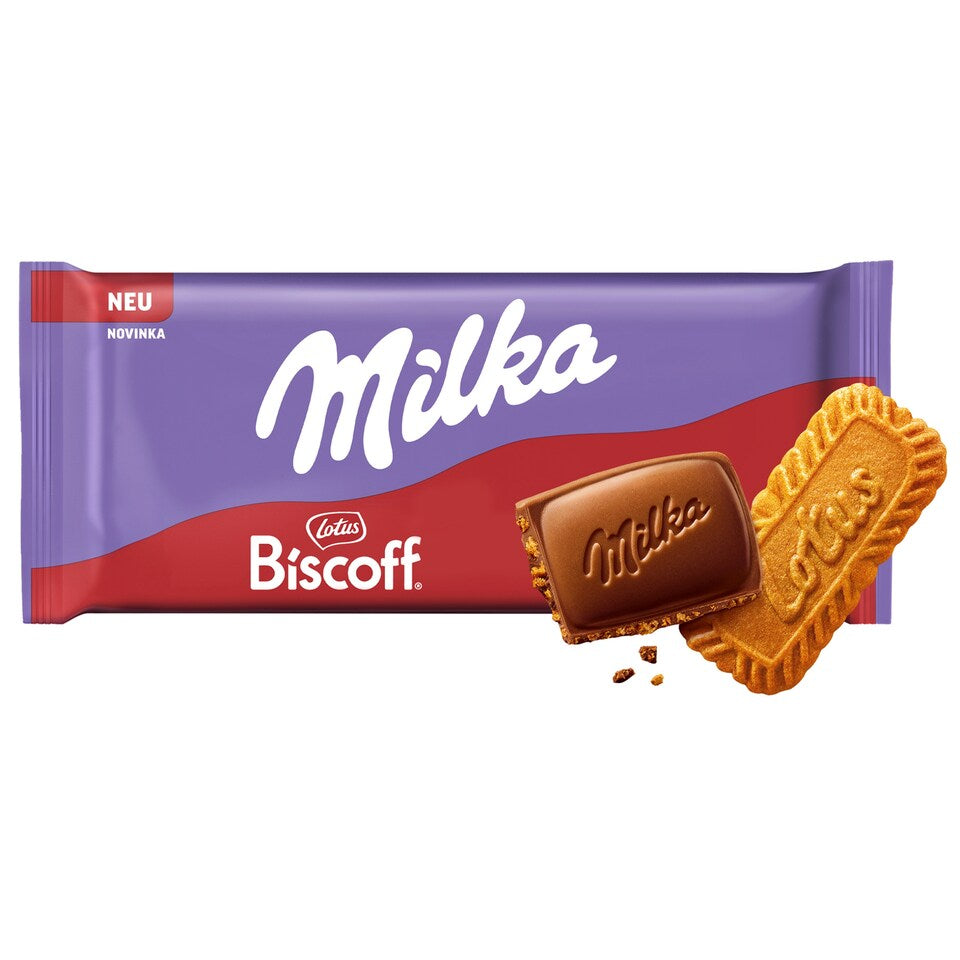 MILKA Tablette de chocolat biscoff
la tablette de 90g