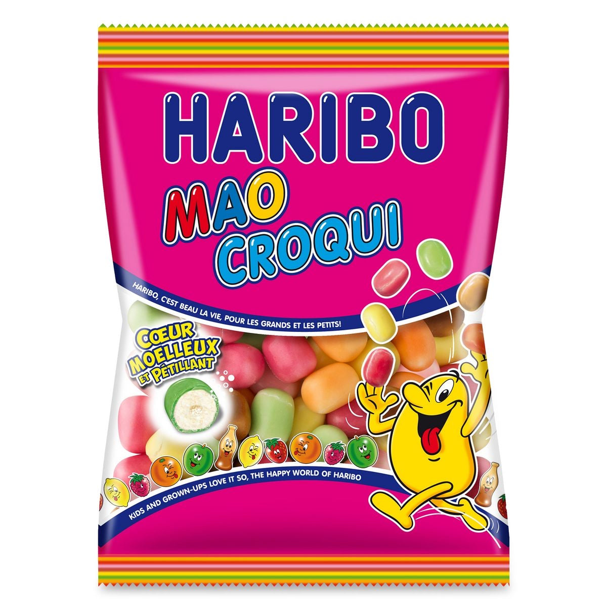 HARIBO Bonbons Mao Croqui 250 g - épicerie Les 3 Gourmets, bonbons