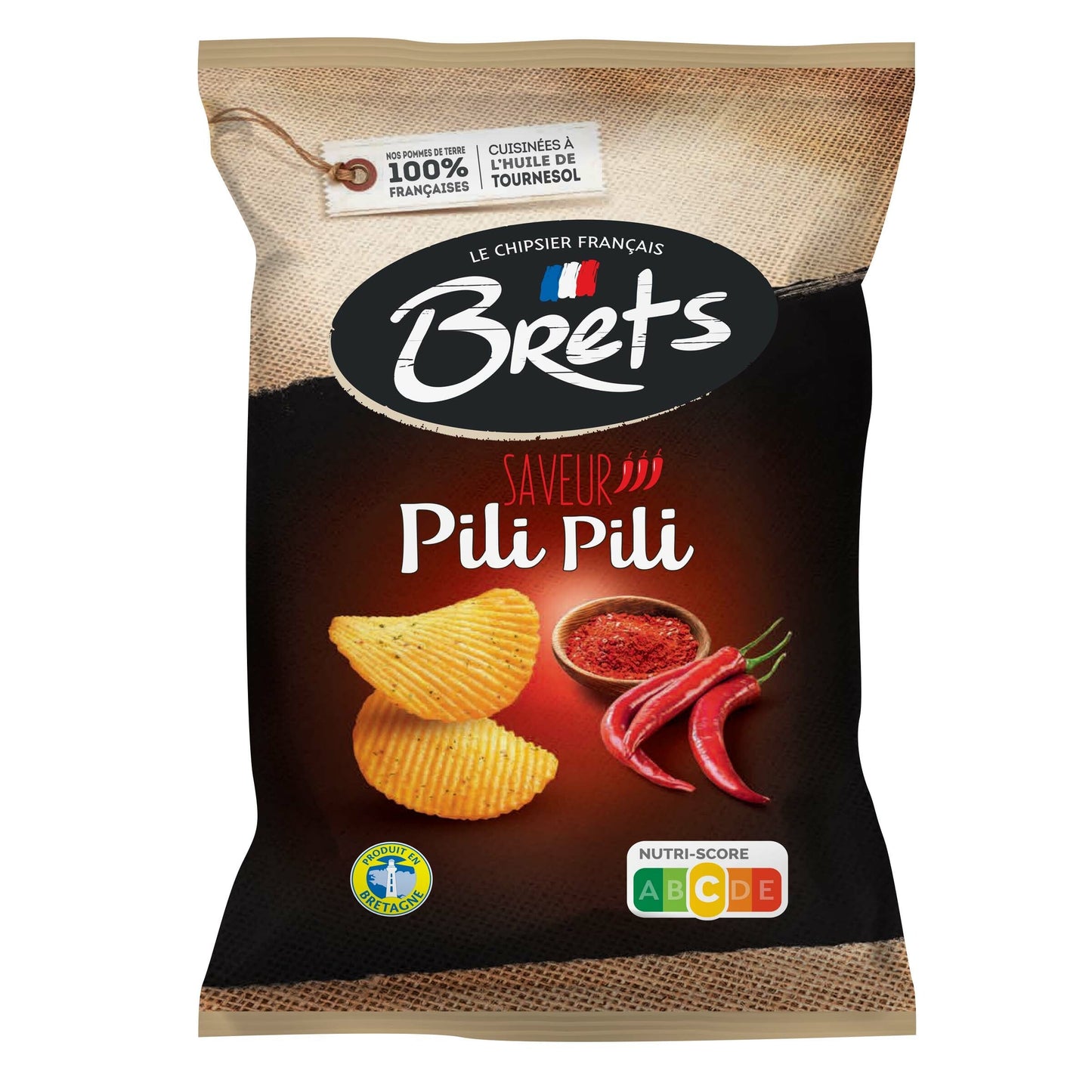 Chips Brets saveur pili pili 125 g - épicerie les 3 gourmets chips-et-aperitifs