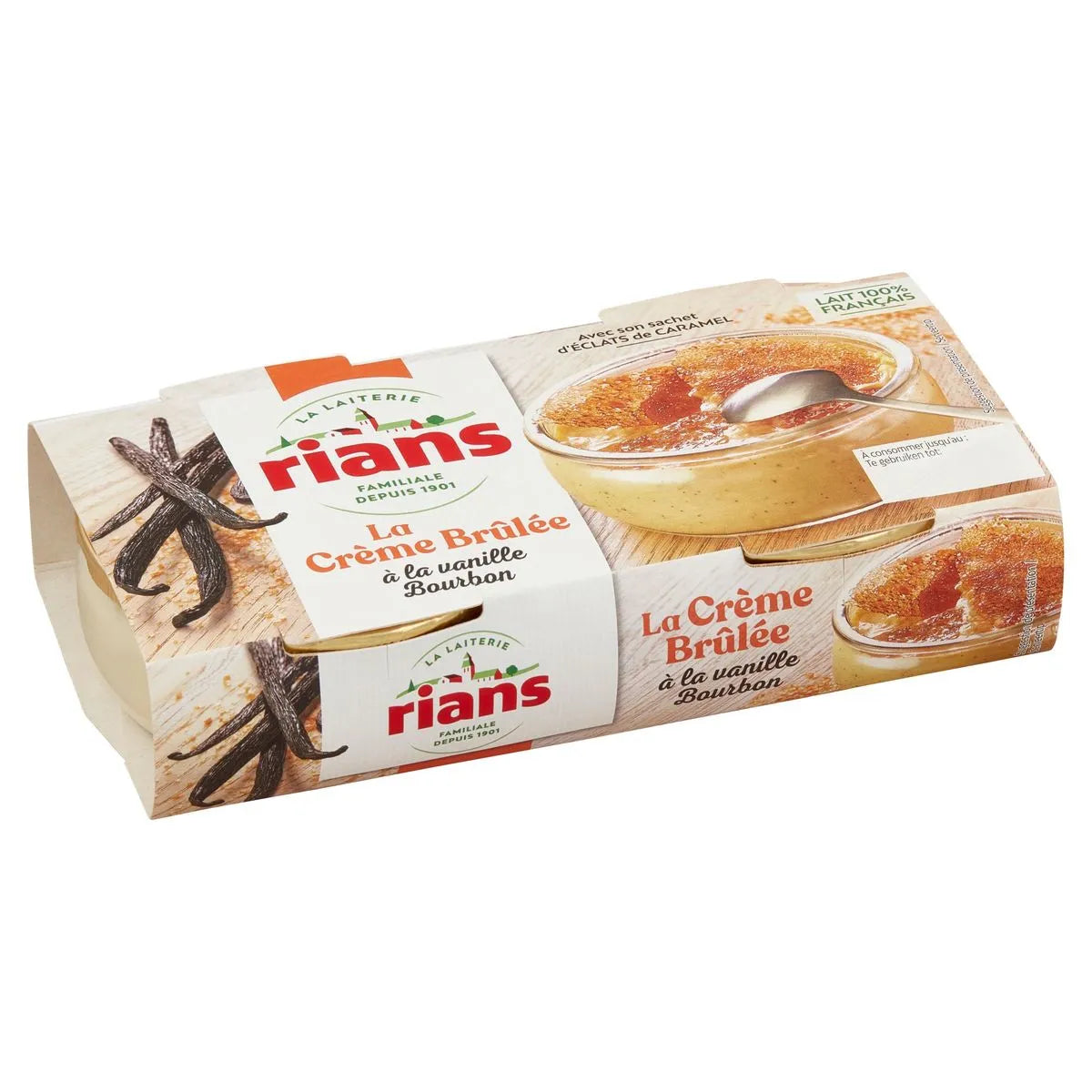 La Crème Brûlée à la Vanille Bourbon 2 x 100