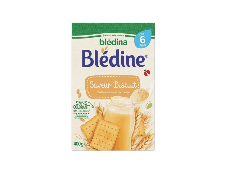 BLEDINA BLEDINE CROISSANCE SAVEUR BISCUIT 6 MOIS 400G - épicerie les 3 gourmets bébés