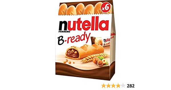 Nutella B-Ready 6Pcs 132G - épicerie les 3 gourmets biscuits-et-gateaux