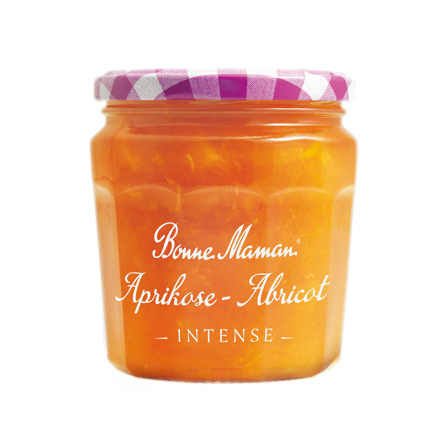BONNE MAMAN CONFITURE ABRICOT INTENSE 335 G - épicerie les 3 gourmets confitures-compotes-et-cremes