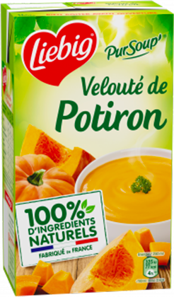 LIEBIG Pursoup' Velouté de potiron 100% ingrédients naturels 1 litre - épicerie les 3 gourmets SOUPE ET POTAGER