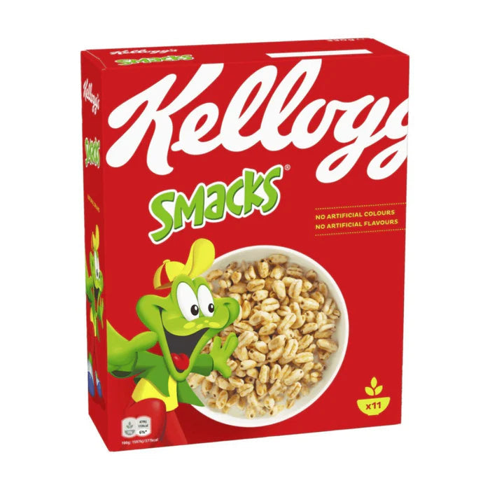 Kellogg's Smacks Cereal 330 g - épicerie les 3 gourmets biscottes-tartinades-de-pain-grille-cereales-et-barres-de-cereales