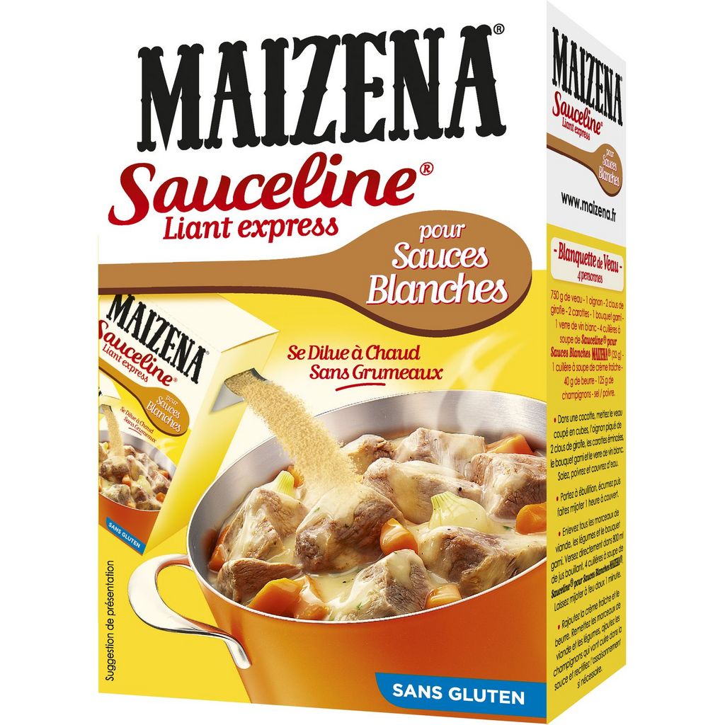 MAIZENA Maïzena sauceline étui 250g - épicerie les 3 gourmets Aide à la Cuisine