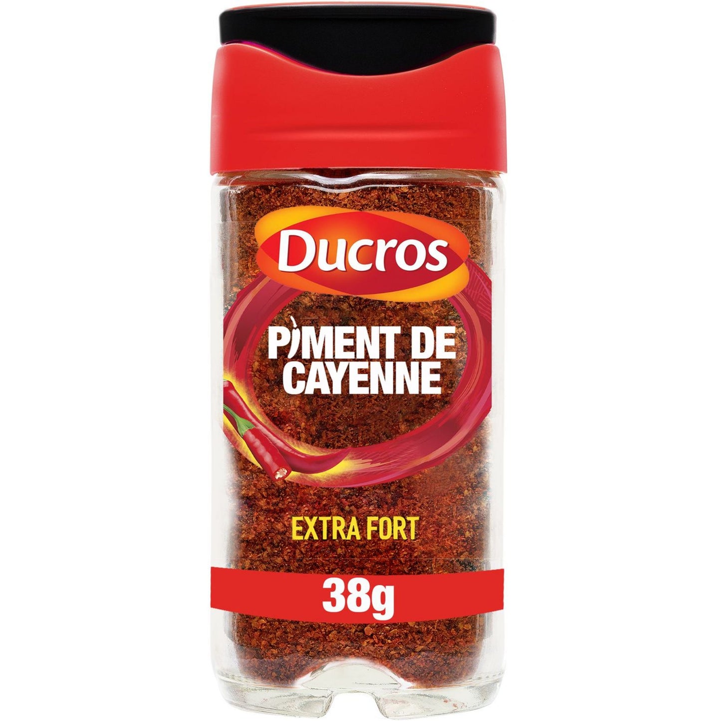 DUCROS PIMENT CAYENNE EXTRA FORT 38 G - épicerie les 3 gourmets epices