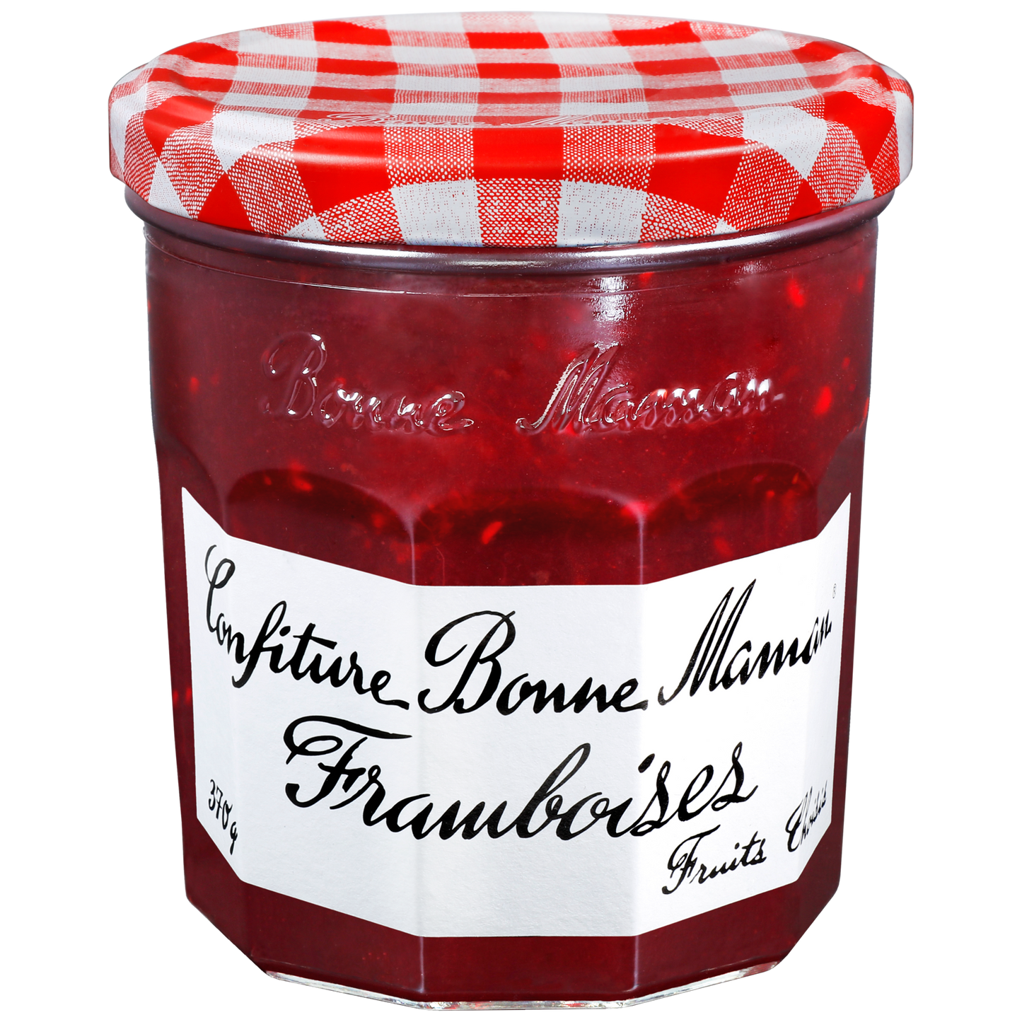 BONNE MAMAN CONFITURE FRAMBOISE 370 G - épicerie les 3 gourmets confitures-compotes-et-cremes