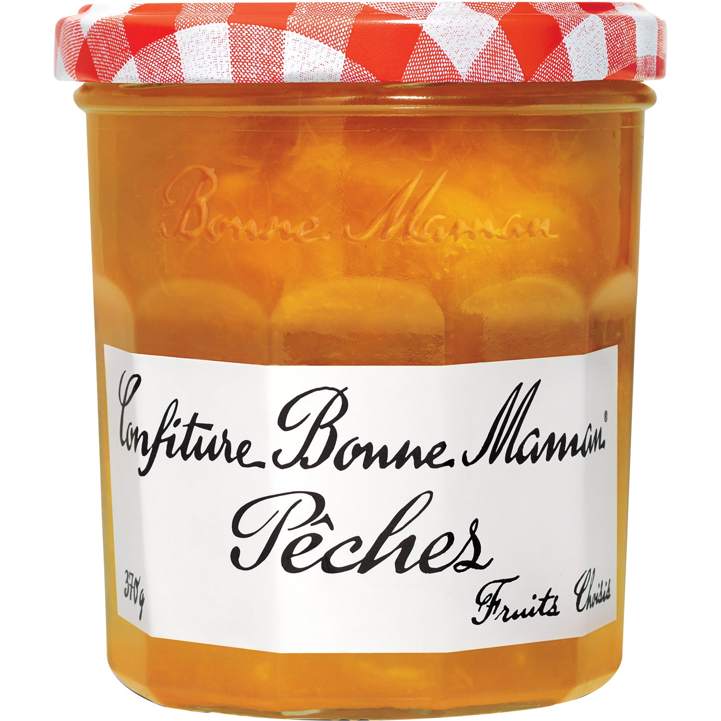 BONNE MAMAN CONFITURE PECHES 370 G - épicerie les 3 gourmets confitures-compotes-et-cremes