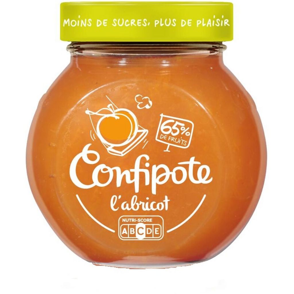 MATERNE CONFIPOTE 350 G ABRICOT 65% - épicerie les 3 gourmets confitures-compotes-et-cremes