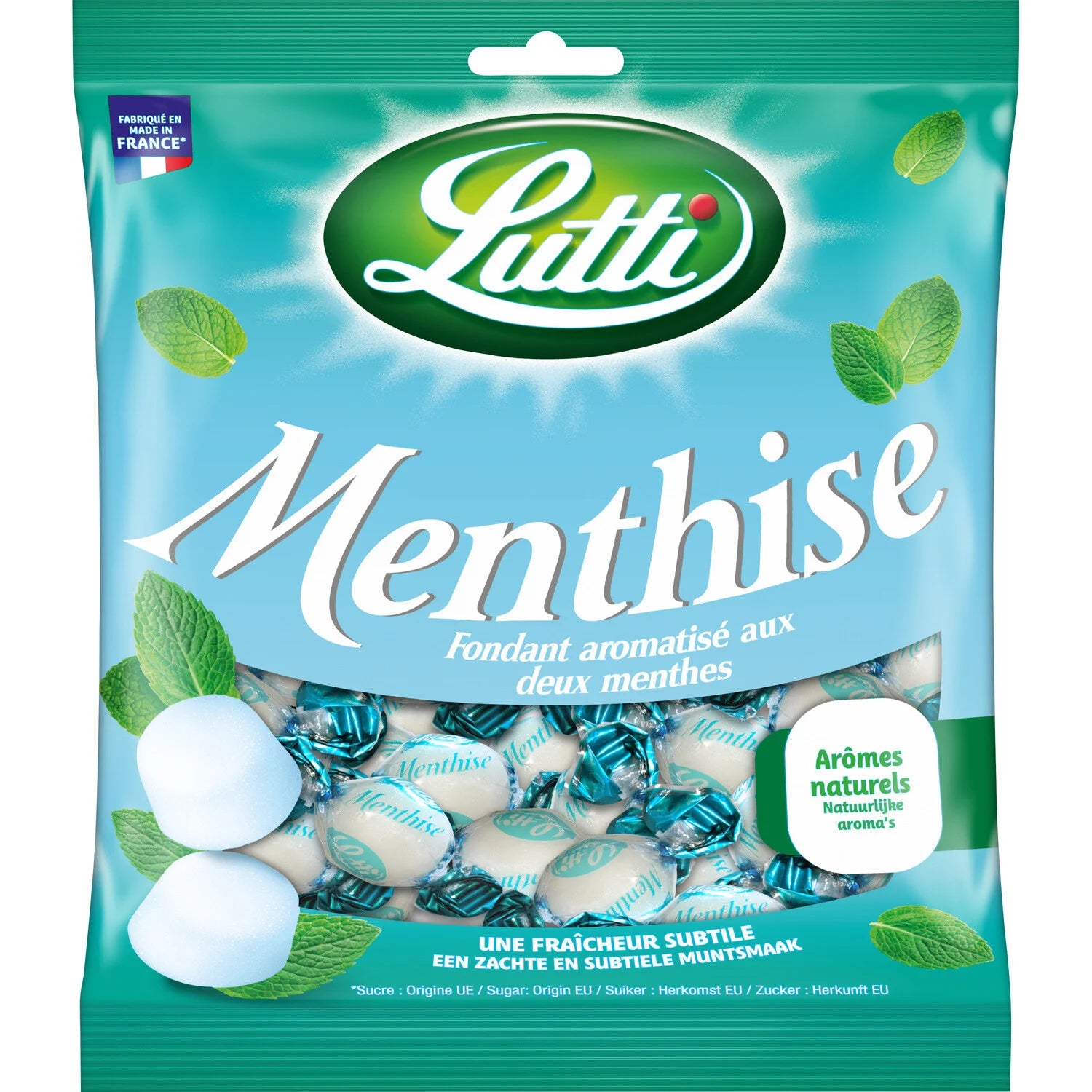 Lutti Menthise Bonbons Menthe 250g - épicerie les 3 gourmets bonbons
