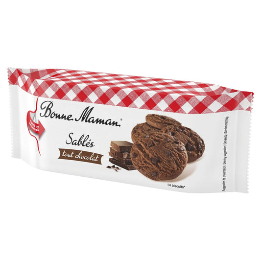 Biscuits sablés tout chocolat BONNE MAMAN - épicerie les 3 gourmets biscuits-et-gateaux