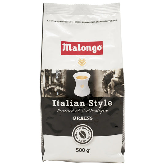 Malongo Café Grain Italian 500g - épicerie les 3 gourmets Cafés, Thés et Boissons Chaudes