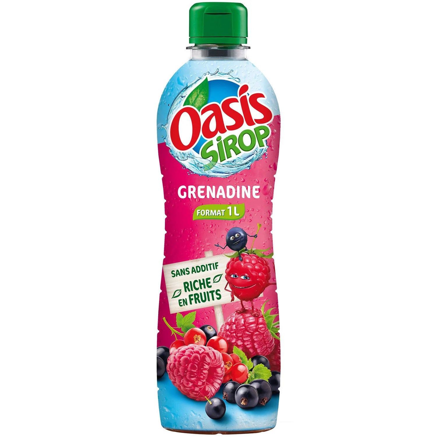 OASIS SIROP GRENADINE 75CL - épicerie les 3 gourmets Boissons