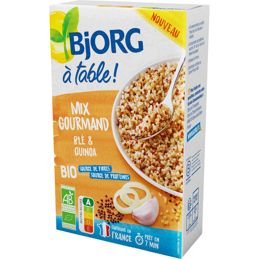 Bjorg Mix Blé Quinoa Bio 250g - épicerie les 3 gourmets biscottes-tartinades-de-pain-grille-cereales-et-barres-de-cereales