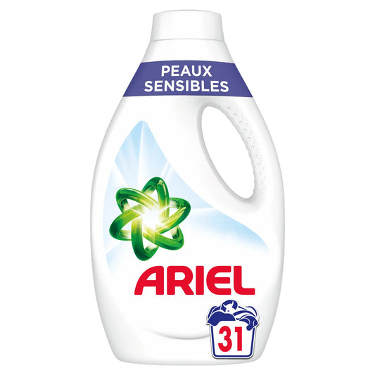 ARIEL Lessive Liquide Peaux Sensibles 1 L - épicerie les 3 gourmets Entretien & maison