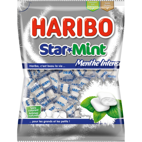 Haribo Starmint Bonbons Menthe 100g - épicerie les 3 gourmets bonbons
