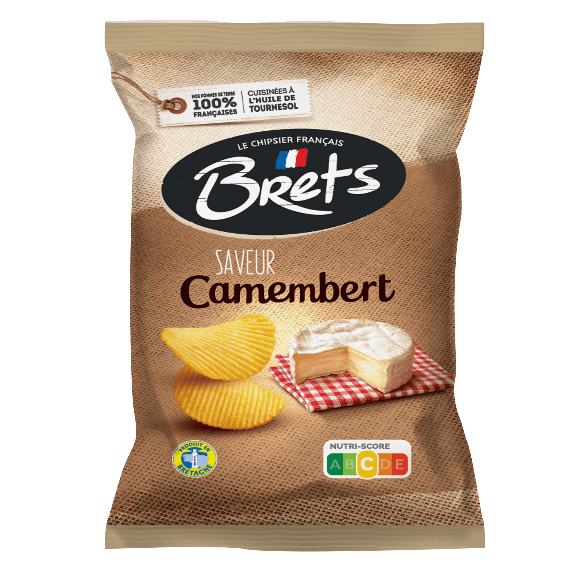 Chips Brets ondulées saveur Camembert - épicerie les 3 gourmets chips-et-aperitifs