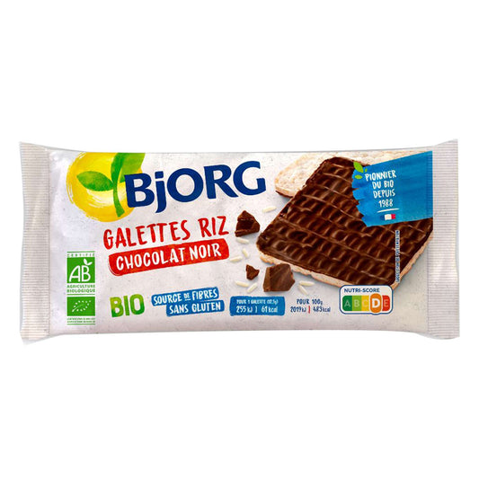 BJORG Galettes de Riz Chocolat 100 g - épicerie les 3 gourmets biscuits-et-gateaux