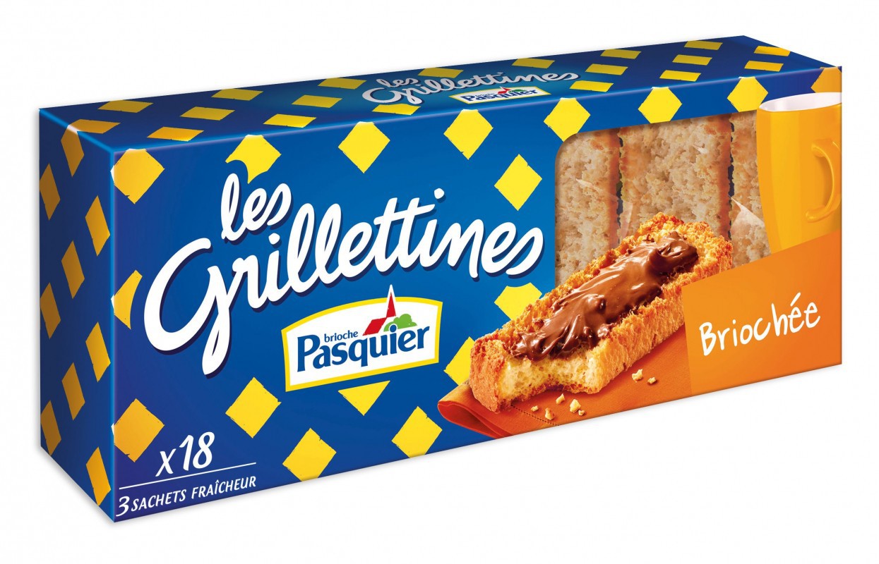 PASQUIER Grilletine briochée 3x6 tranches 255g