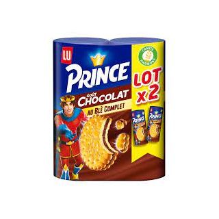 Biscuits Prince de Lu Chocolat 2X300G - épicerie les 3 gourmets biscuits-et-gateaux