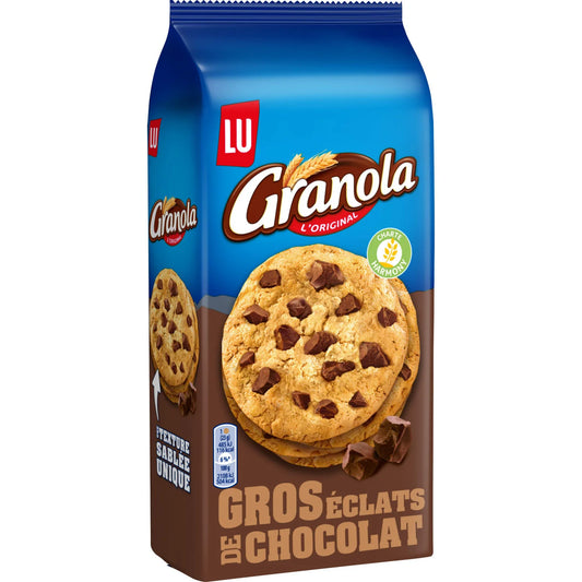 LU Cookies Chocolat Granola 180G - épicerie les 3 gourmets biscuits-et-gateaux