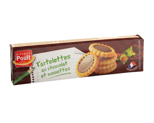 TARTELETTES CHOCOLAT NOISETTE 150G POULT