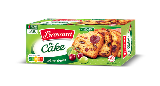 BROSSARD le Cake aux Fruits 300g - épicerie les 3 gourmets biscuits-et-gateaux