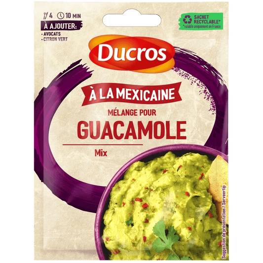 Ducros Mélange Guacamole Sachet 20g - épicerie les 3 gourmets epices