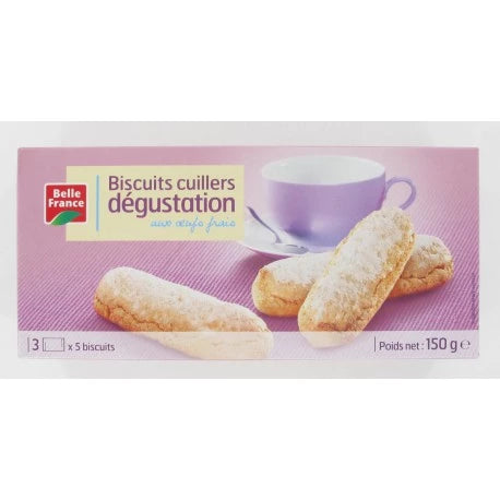 Biscuits cuillers dégustation aux œufs frais 150G Belle France