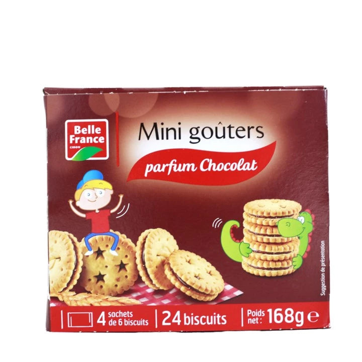 Mini goûters parfum chocolat – Belle France – 168 g