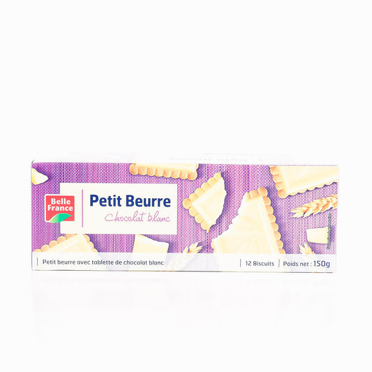 Belle France Petit Beurre choco blanc 150gr