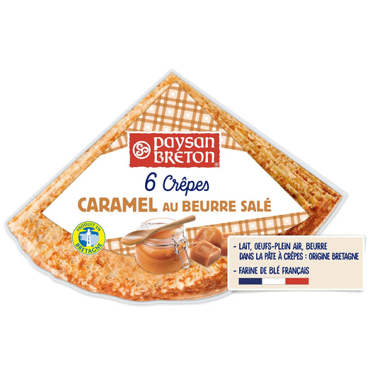 PAYSAN BRETON Crêpes À LA CASSONADE 
le paquet de 6 - 230 g