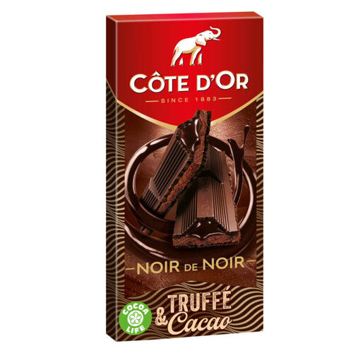 Cote d’Or Truffé Intense Tablette 190g - épicerie les 3 gourmets Chocolat 