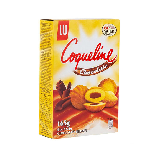 Lu Coqueline Cakes Chocolate 165g - épicerie les 3 gourmets biscuits-et-gateaux
