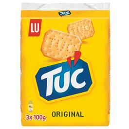 LU TUC CRACKERS SALÉS ORIGINAL, 3X100G