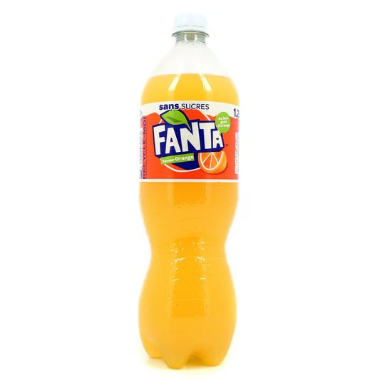 FANTA Orange Sans Sucres 1,25 L - épicerie les 3 gourmets Boissons
