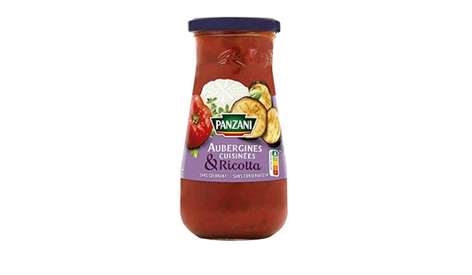 Panzani Sauce Aubergines Cuisinées et Ricotta - épicerie les 3 gourmets CONDIMENTS & SAUCES
