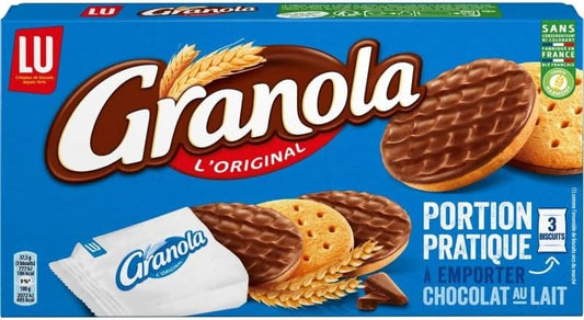 LU GRANOLA - Granola Sables Nappes Chocolat Au Lait Pocket 225G - épicerie les 3 gourmets biscuits-et-gateaux