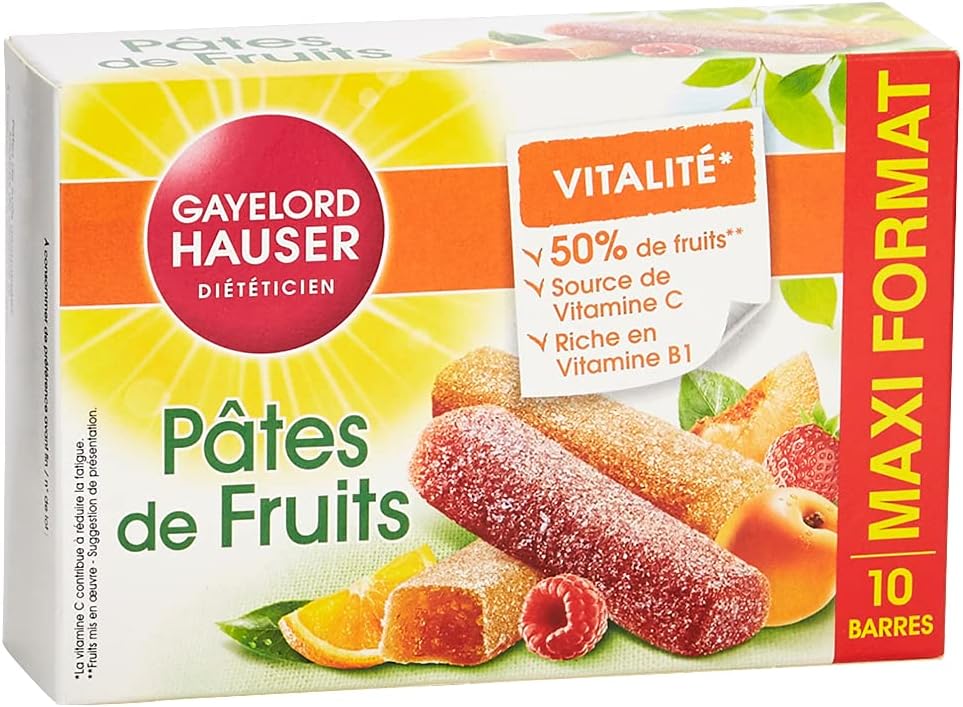 GAYELORD HAUSER Pâtes de Fruits 250g - épicerie les 3 gourmets Chips et apéritifs