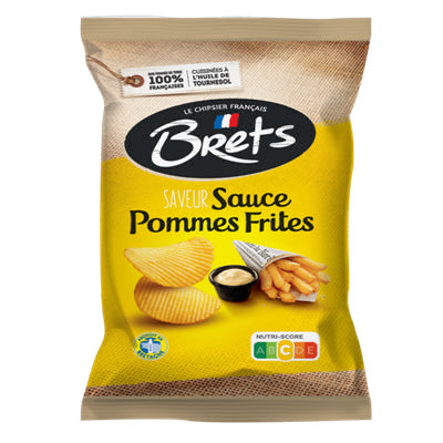 Chips Brets sauce pommes frites 125g - épicerie les 3 gourmets chips-et-aperitifs