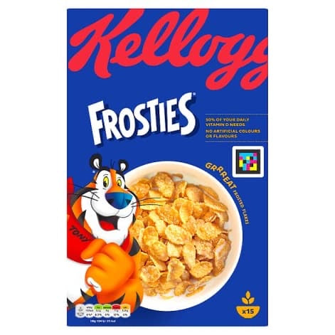 Céréales flocons de maïs givrés de Kellogg's, - épicerie les 3 gourmets biscottes-tartinades-de-pain-grille-cereales-et-barres-de-cereales