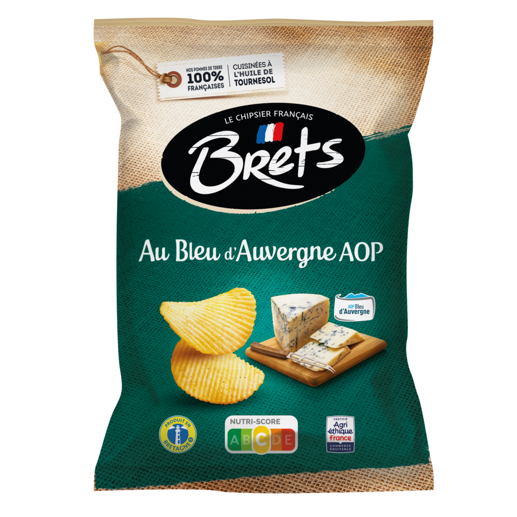 Brets au bleu d'auvergne AOP 125g - épicerie les 3 gourmets Chips et apéritifs