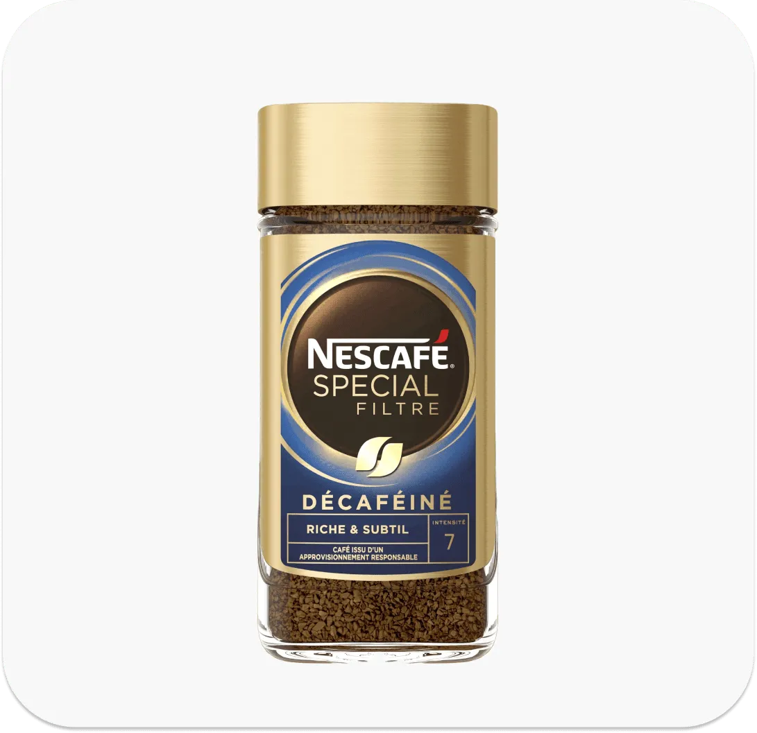 Café soluble NESCAFÉ Gold Decaf - épicerie les 3 gourmets Cafés, Thés et Boissons Chaudes
