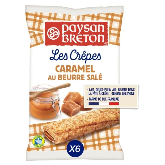 Crêpes caramel beurre salé PAYSAN BRETON
210 g X 6