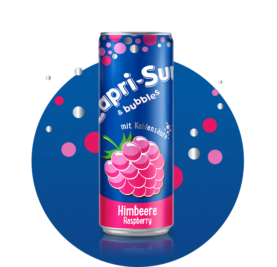 Capri Sun & Bubbles Raspberry 330 ml - épicerie les 3 gourmets soft-drinks