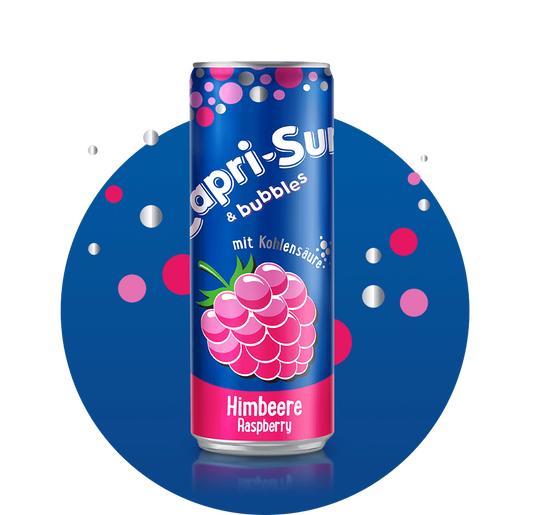 Capri Sun & Bubbles Raspberry 330 ml - épicerie les 3 gourmets soft-drinks