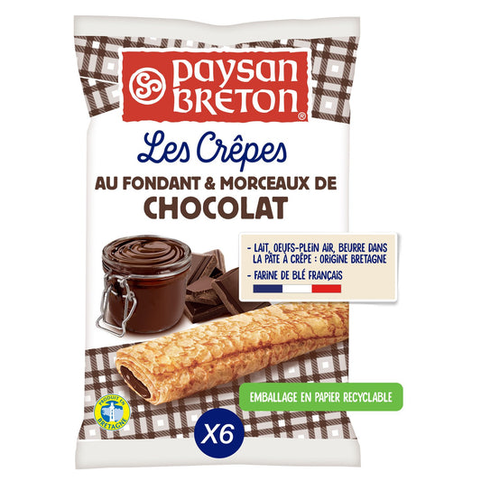 Crêpes Fourrées Chocolat PAYSAN BRETON